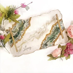 Embellished Resin Tray/Platter