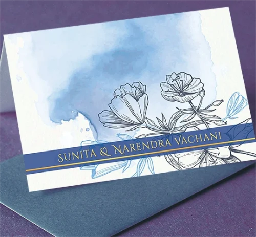 Navy Florals