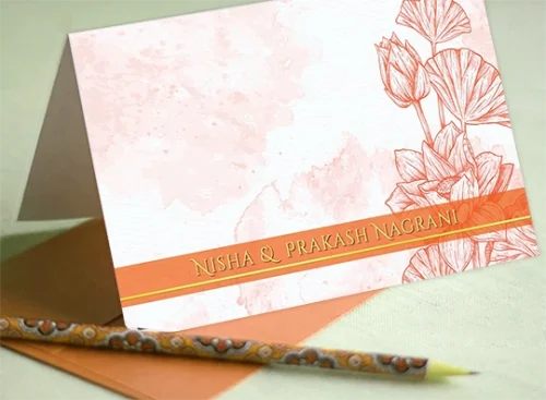 Orange Florals