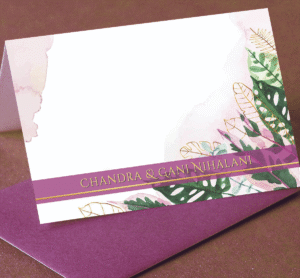 Magenta:Green Leaves