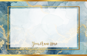 Aqua Gold Reflections