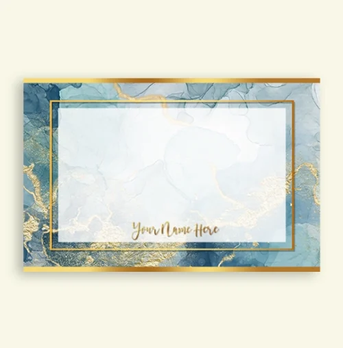 Aqua Gold Reflections