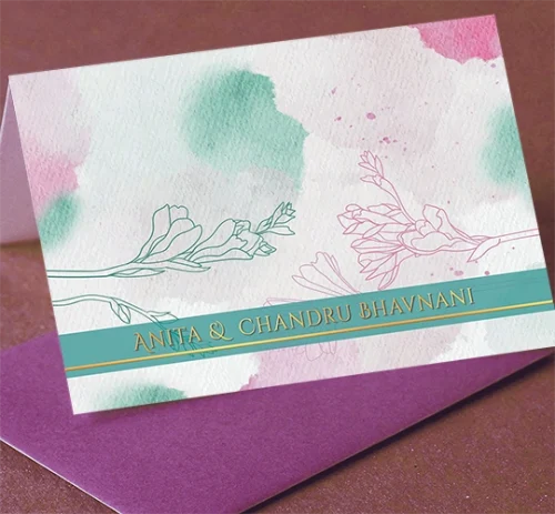 Pink & Green Florals