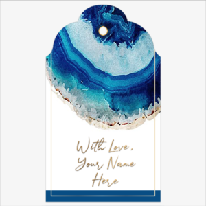 Geode Glamour Gift Tags