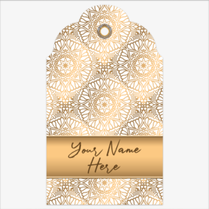 Serene Spirals Gift Tags