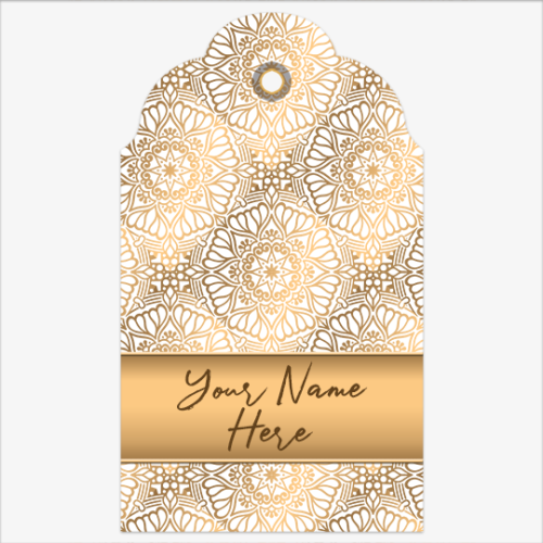 Serene Spirals Gift Tags