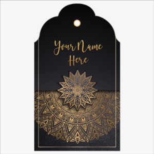 Midnight Mandala Gift Tags