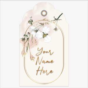 Aureate Blossom Gift Tags