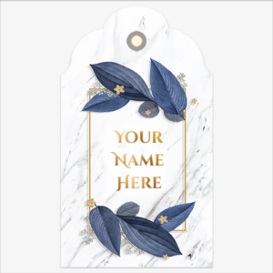 Azure Blooms Gift Tags
